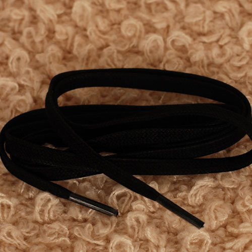 슈레이스 신발끈,명품신발끈 면왁싱끈 면왁스끈 발리끈 블랙 120cm 10쌍(20가닥)
